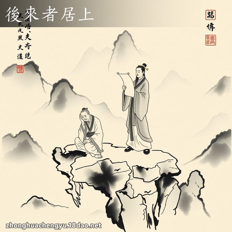後來者居上 配图