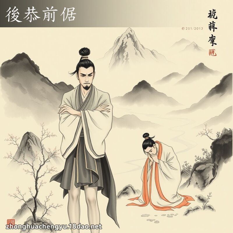 後恭前倨 配图