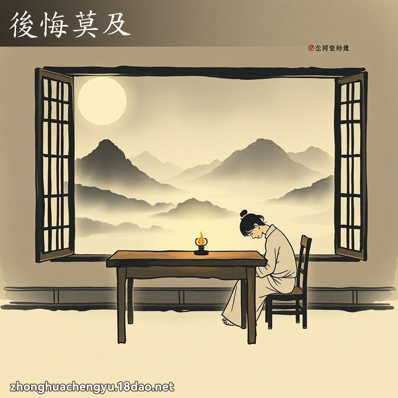 後悔莫及 配图