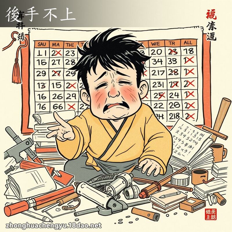 後手不上 配图