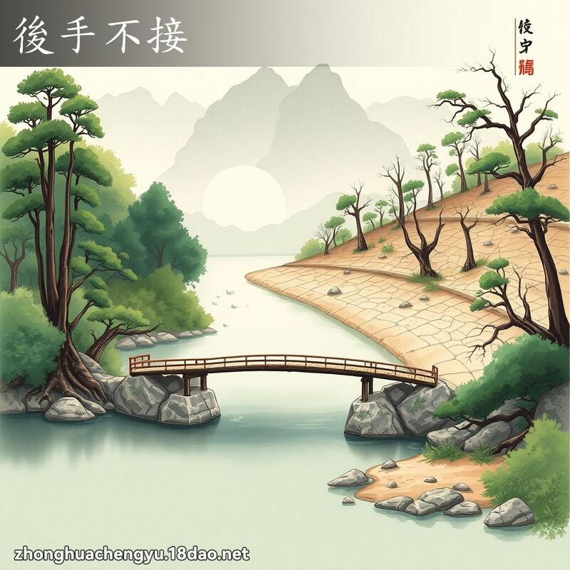 後手不接 配图