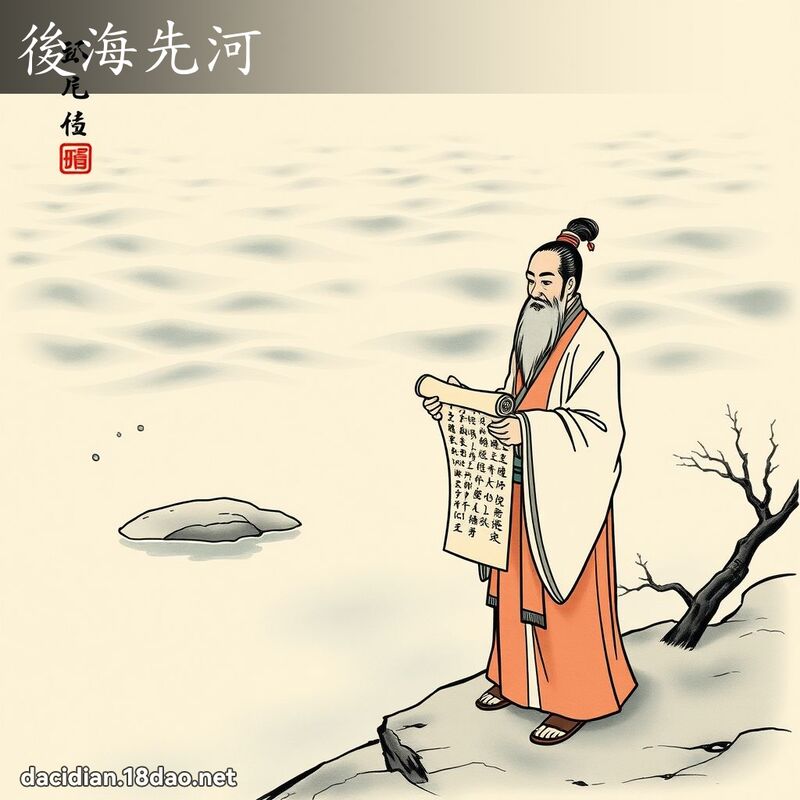 后海先河 - 中华成语配图