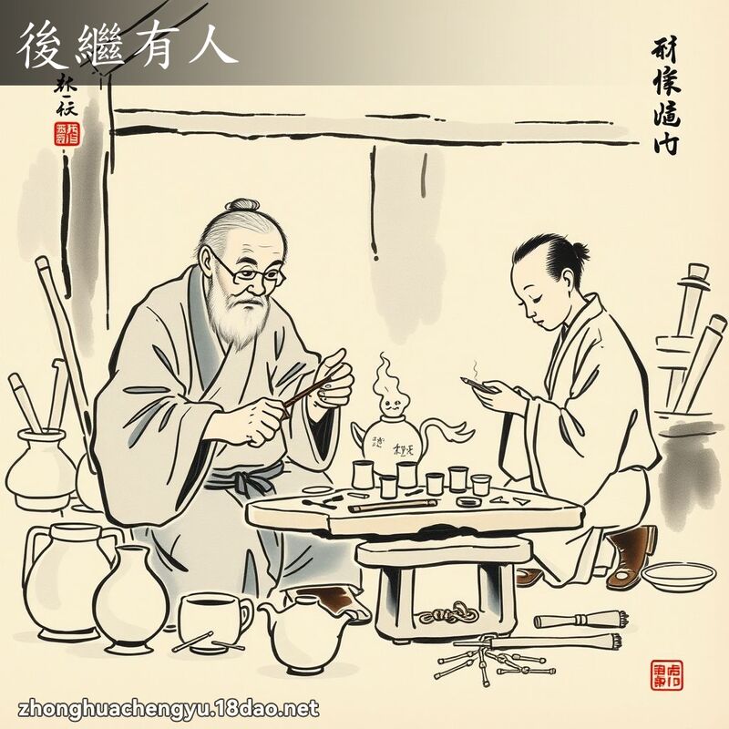 後繼有人 配图