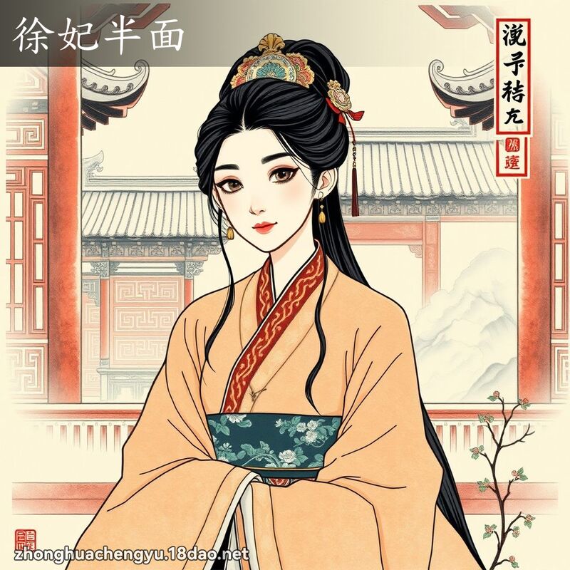 徐妃半面 配图