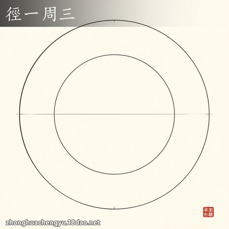 徑一周三 配图