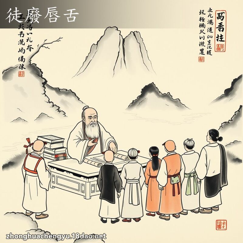 徒廢唇舌 配图