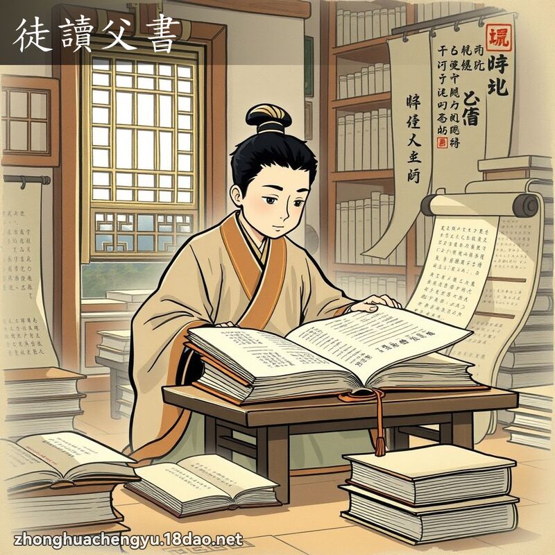 徒讀父書 配图