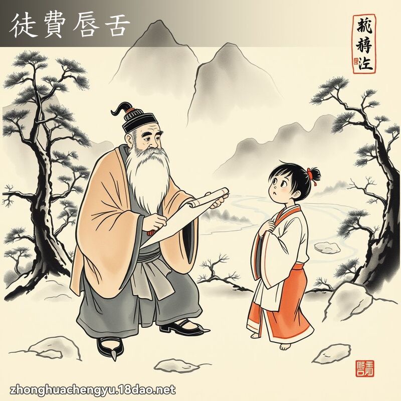 徒費唇舌 配图
