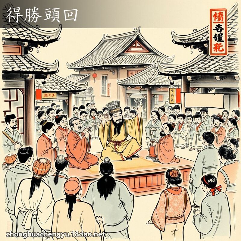 得胜头回 - 中华成语配图
