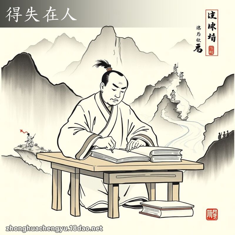 得失在人 - 中华成语配图