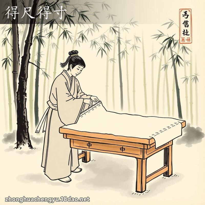 得尺得寸 配图