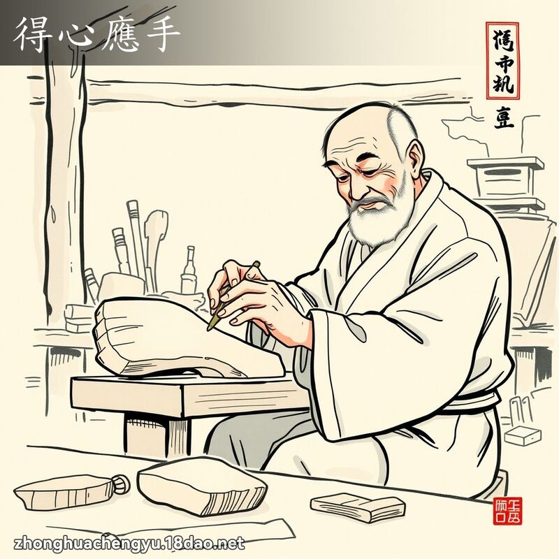 得心應手 配图