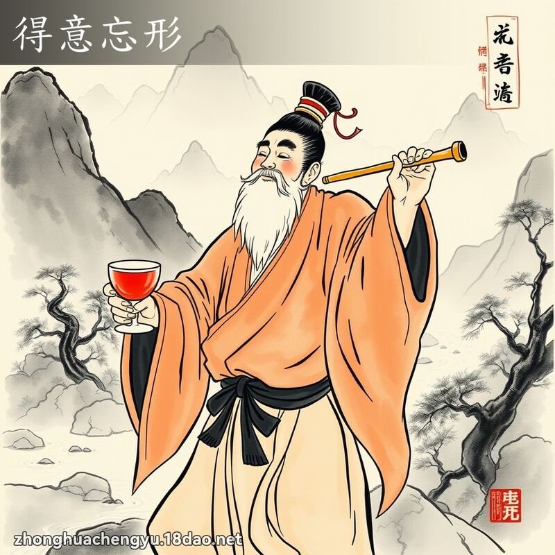 得意忘形 配图