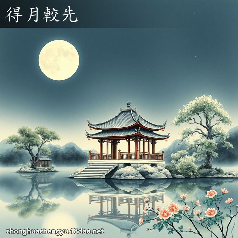 得月較先 配图