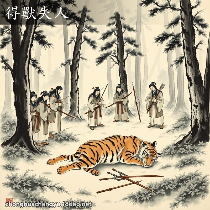 得獸失人 配图
