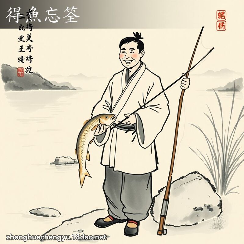 得魚忘筌 配图