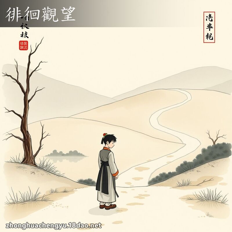 徘徊觀望 配图
