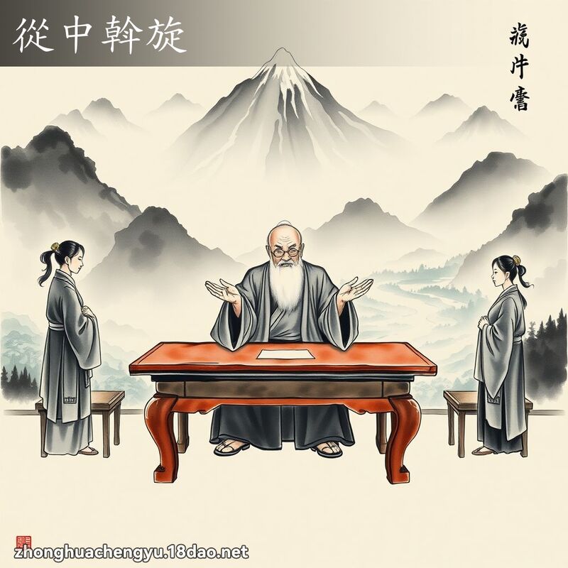 從中斡旋 配图