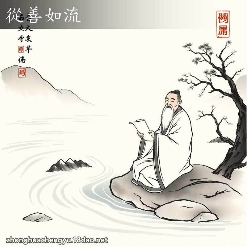 從善如流 配图