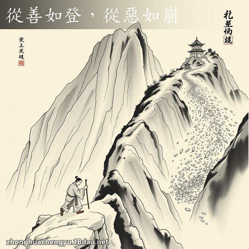 從善如登,從惡如崩 配图