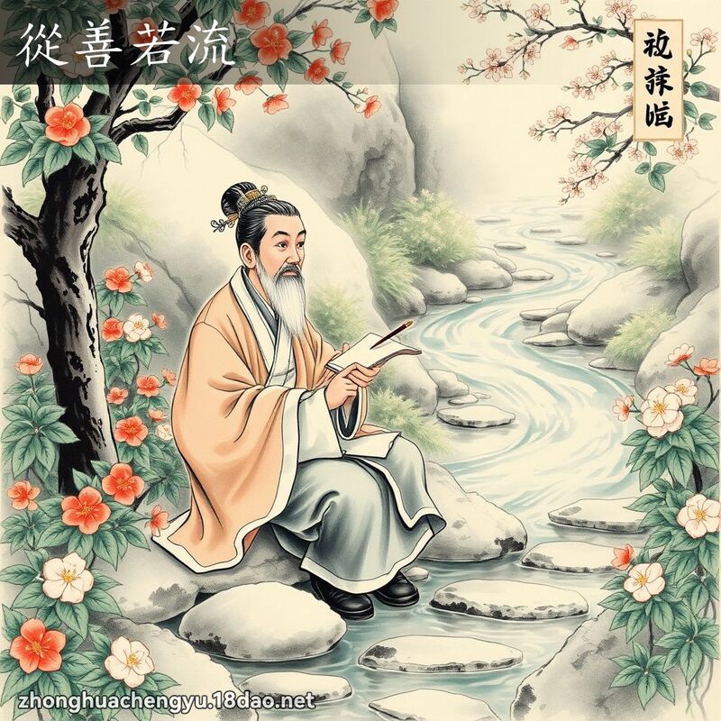 从善若流 - 中华成语配图
