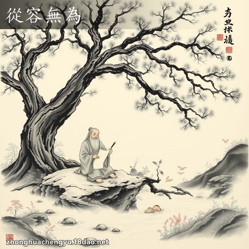 從容無為 配图