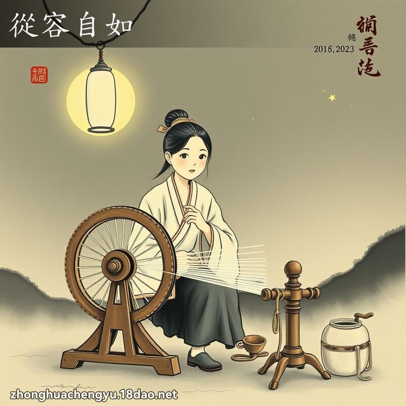 從容自如 配图