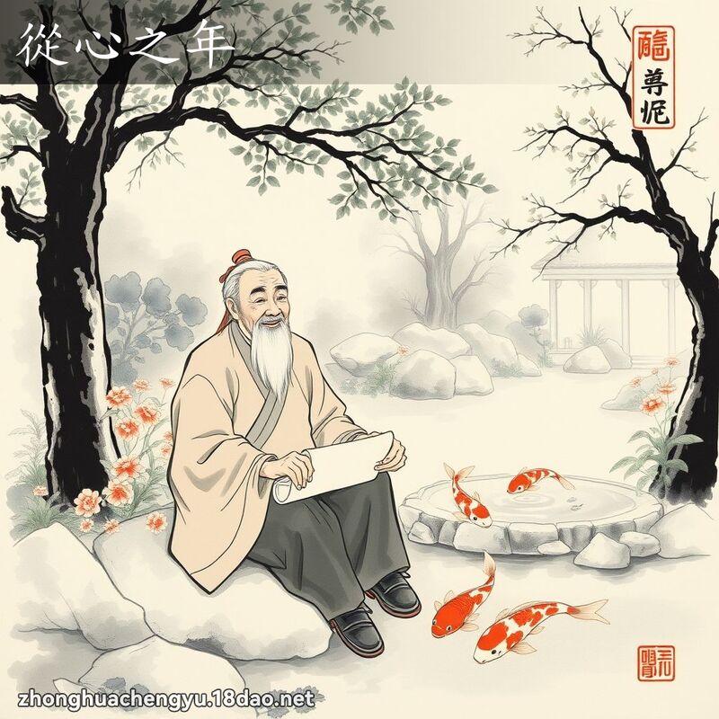 從心之年 - 中華成語配圖