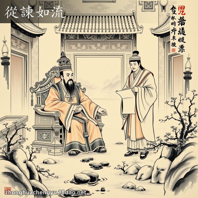 从諫如流 - 中华成语配图