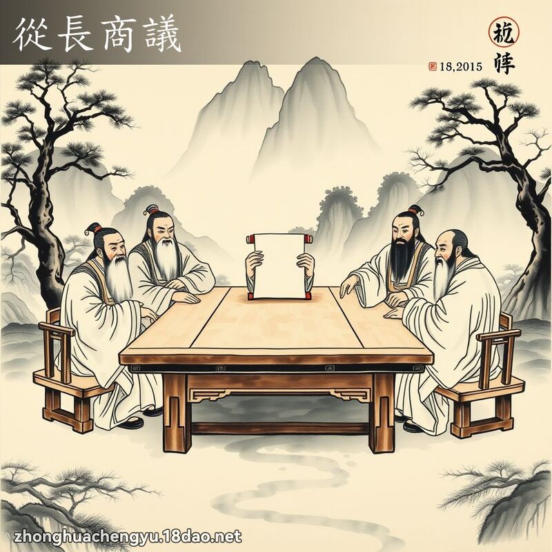 從長商議 配图