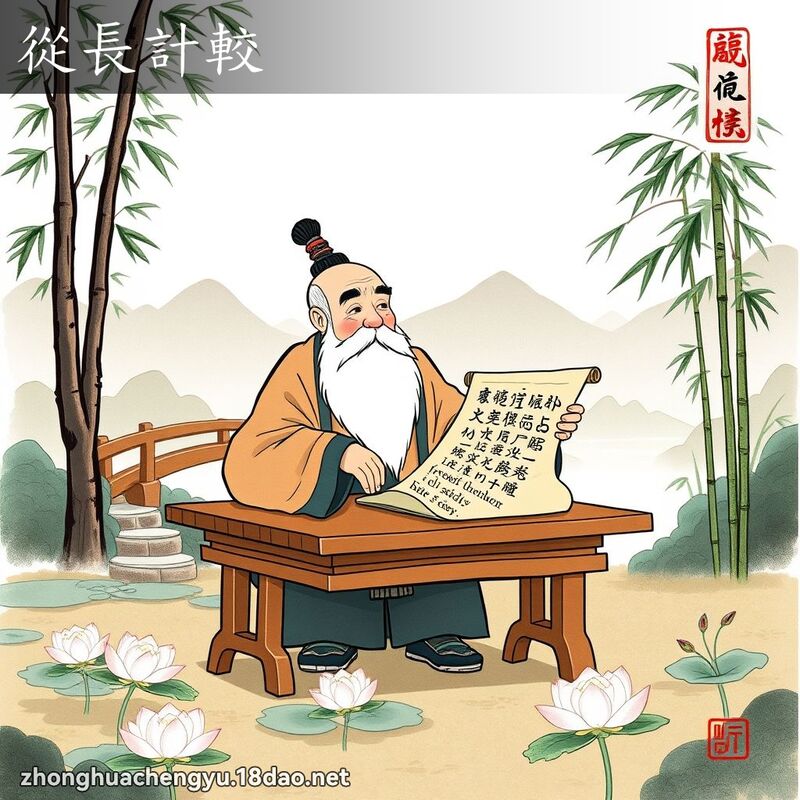 從長計較 配图