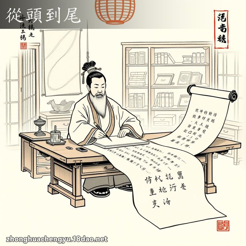 從頭到尾 配图