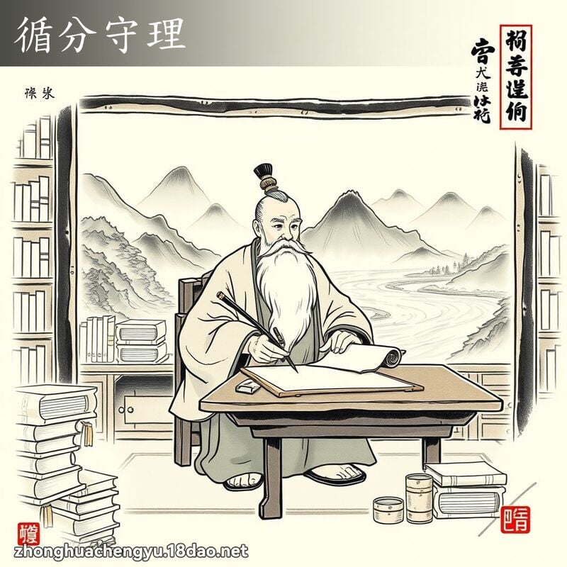 循分守理 配图