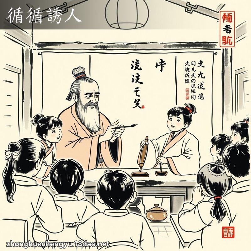 循循誘人 配图