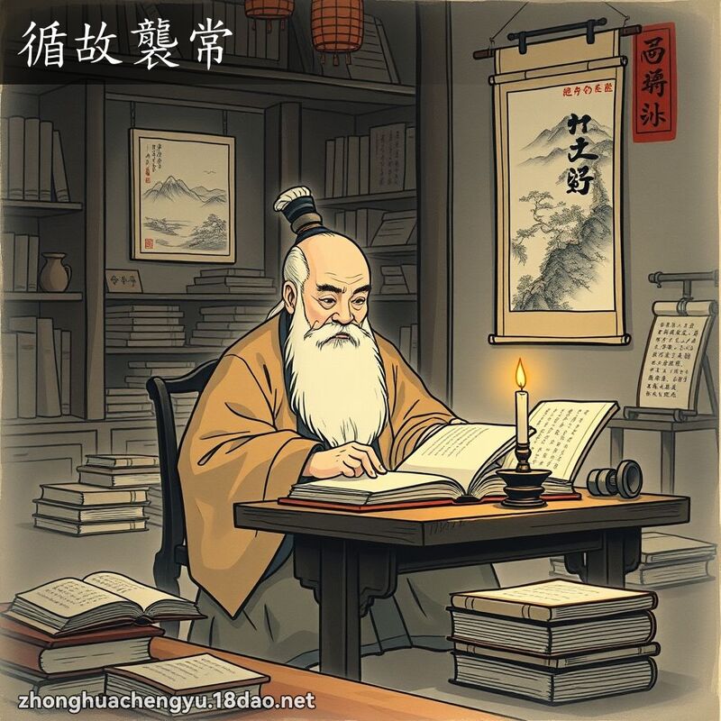 循故襲常 配图