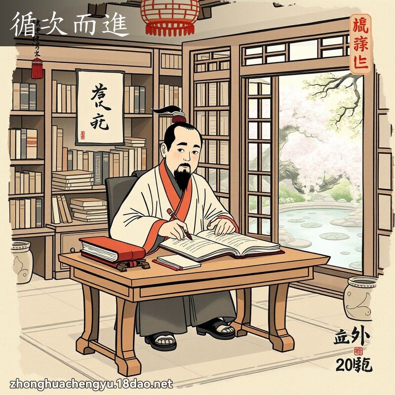 循次而進 配图