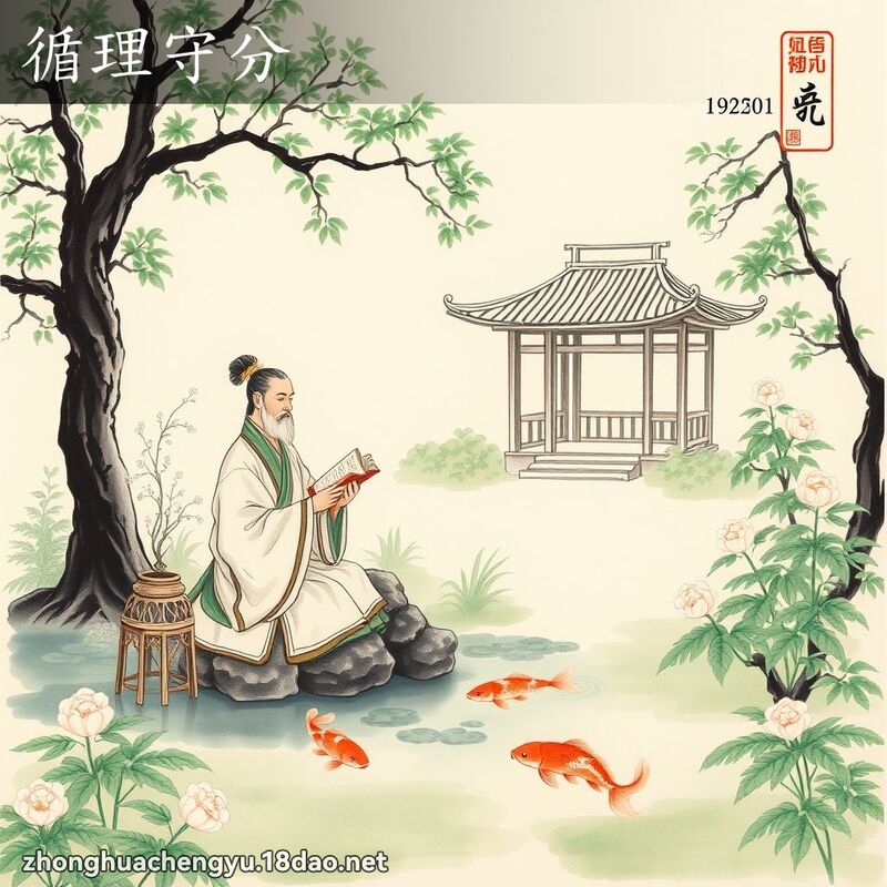 循理守分 配图