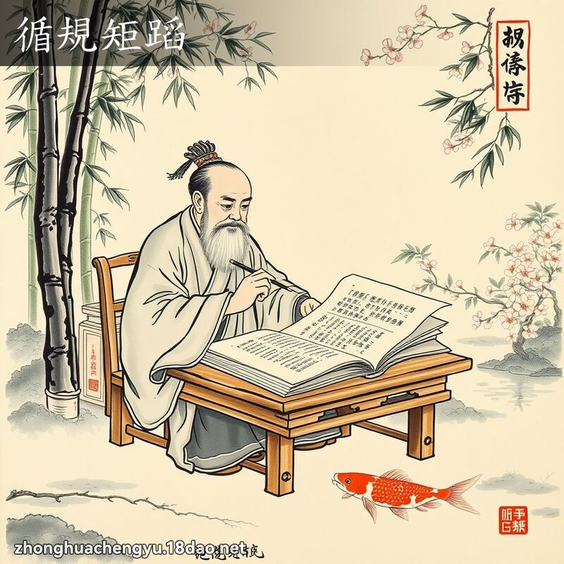 循規矩蹈 配图