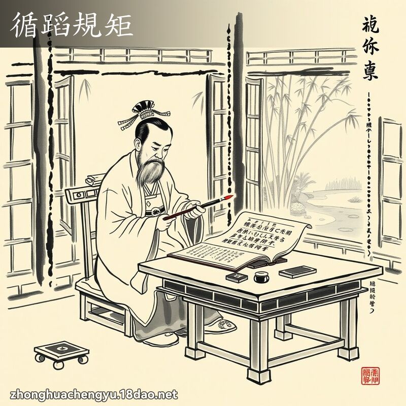 循蹈規矩 配图