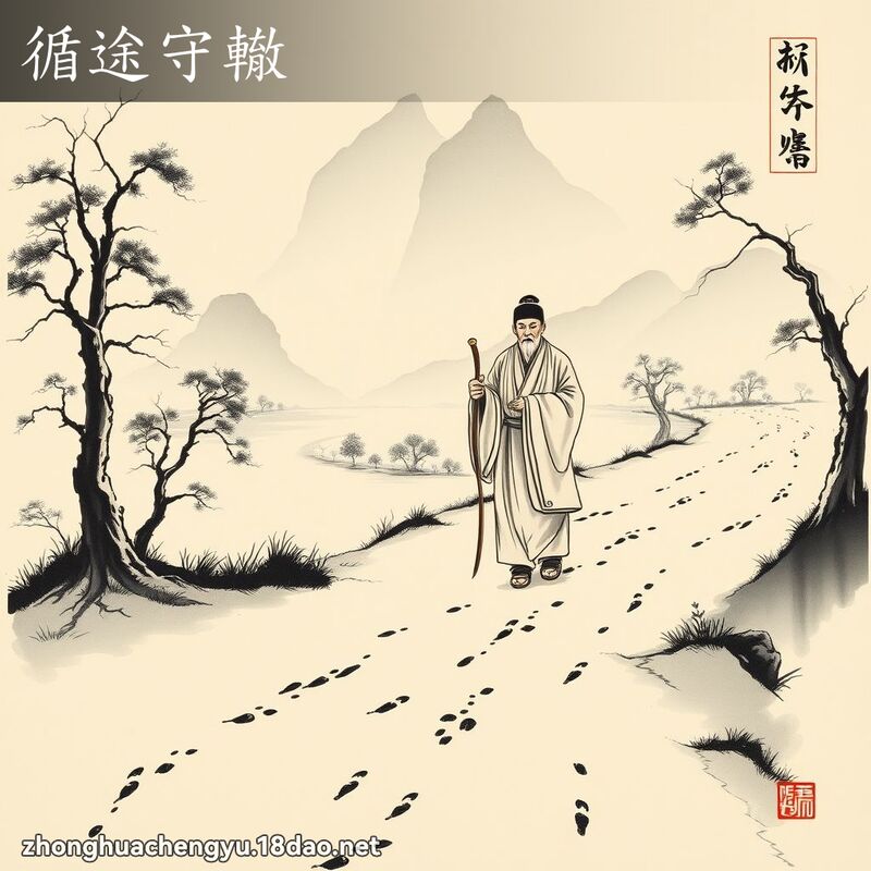 循途守轍 配图
