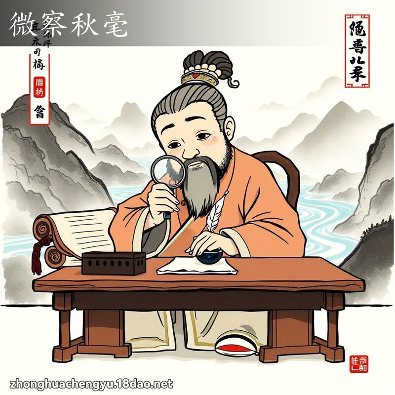微察秋毫 配图