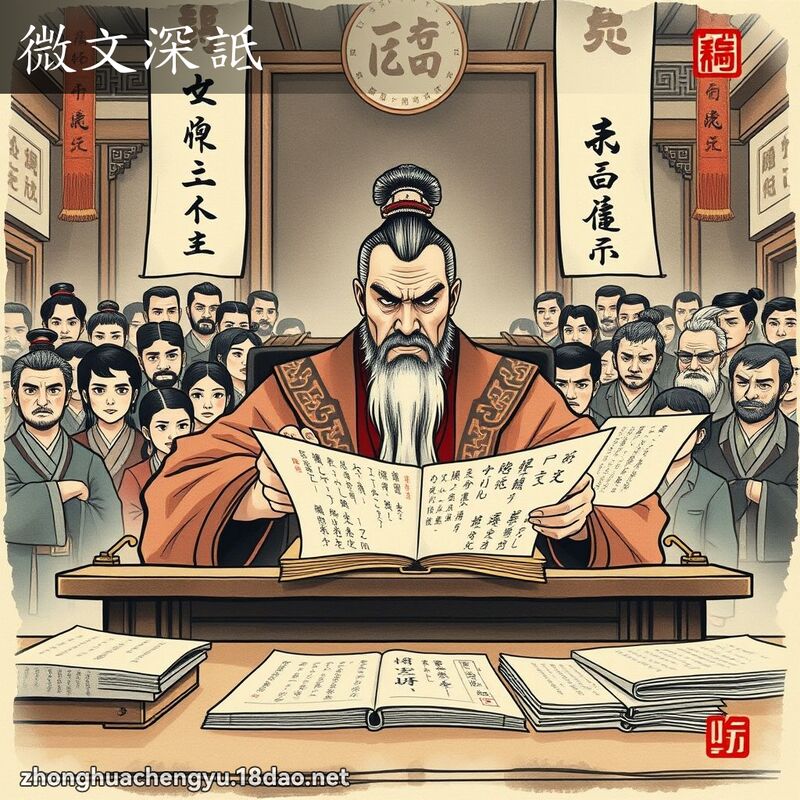 微文深诋 - 中华成语配图