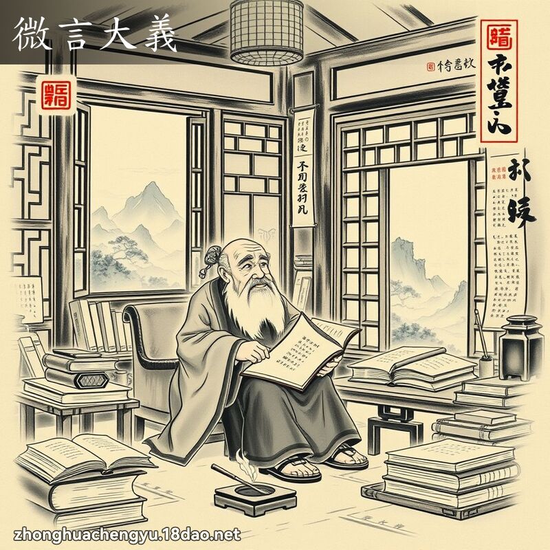 微言大義 配图