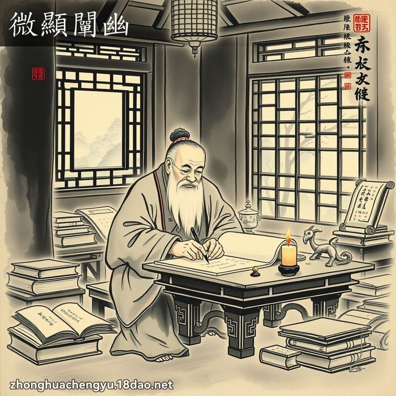 微顯闡幽 配图