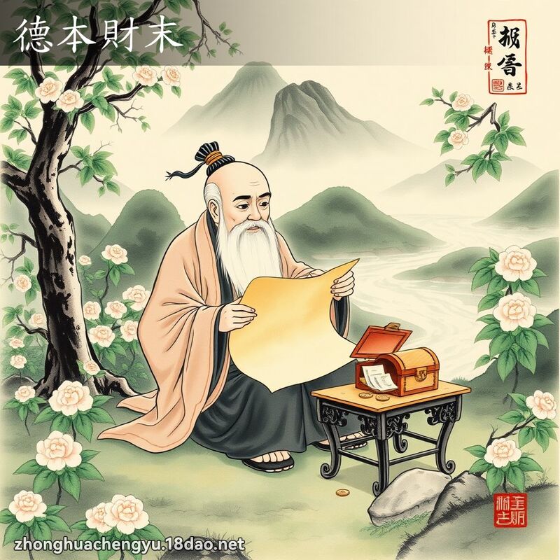 德本財末 配图