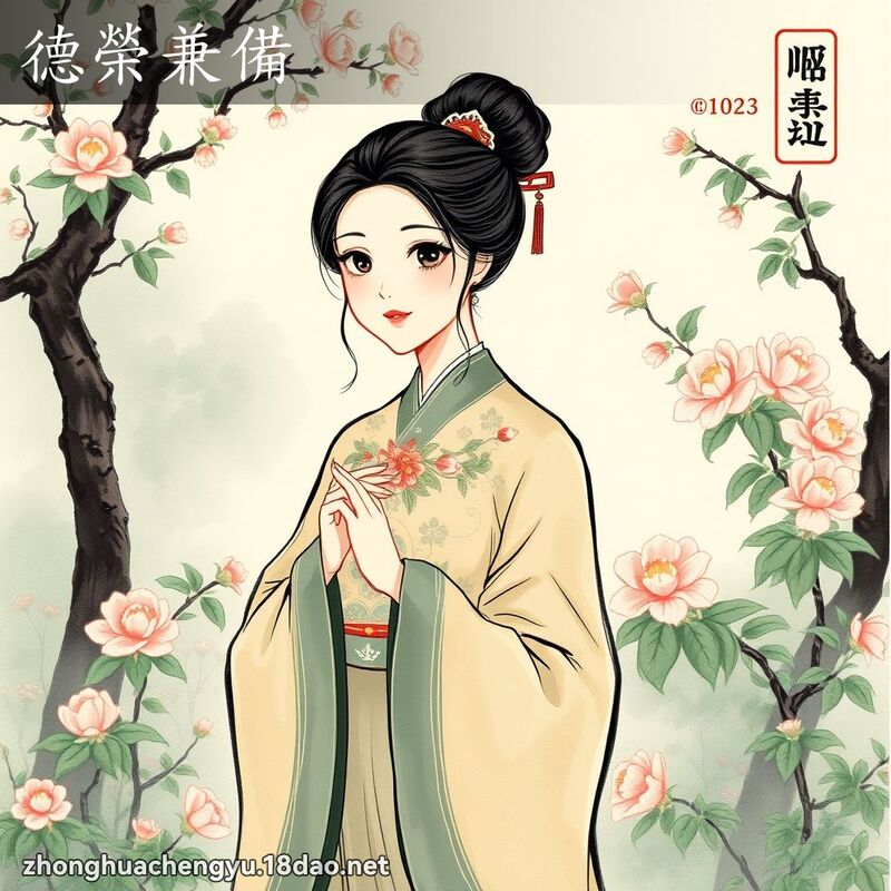 德榮兼備 配图