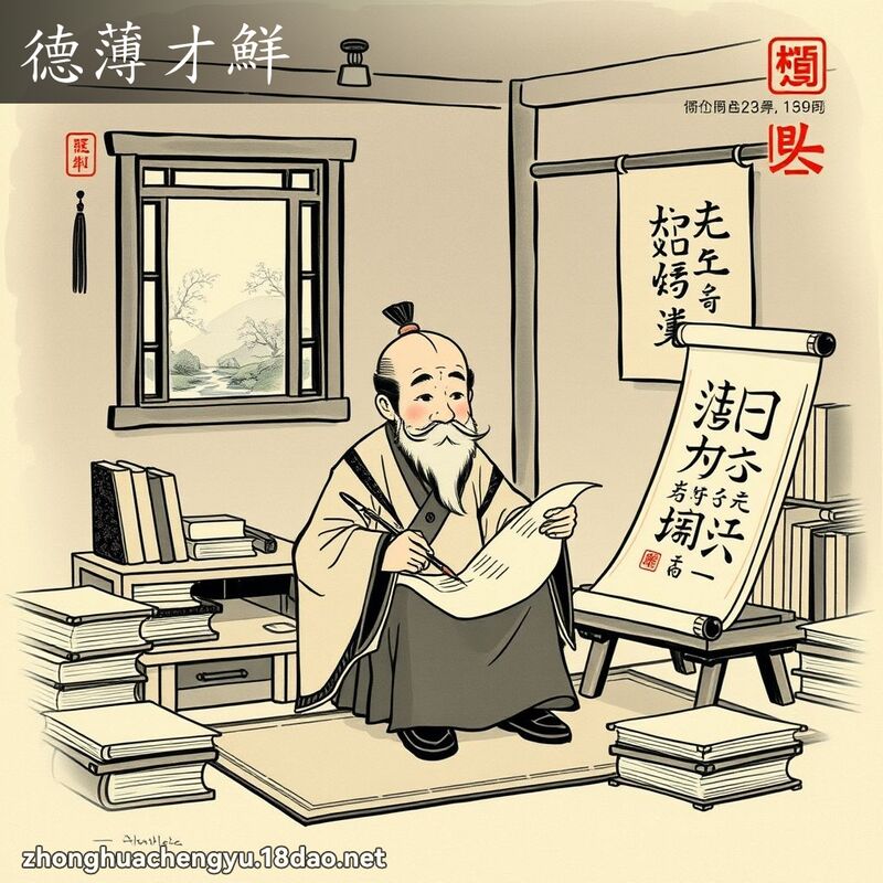 德薄才鮮 配图