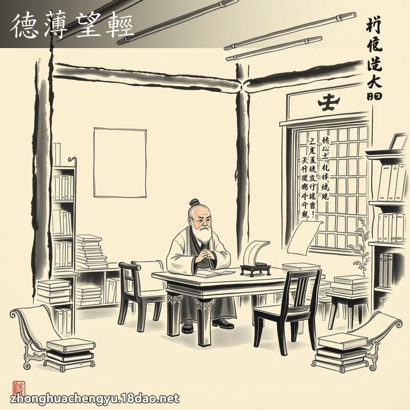 德薄望輕 配图