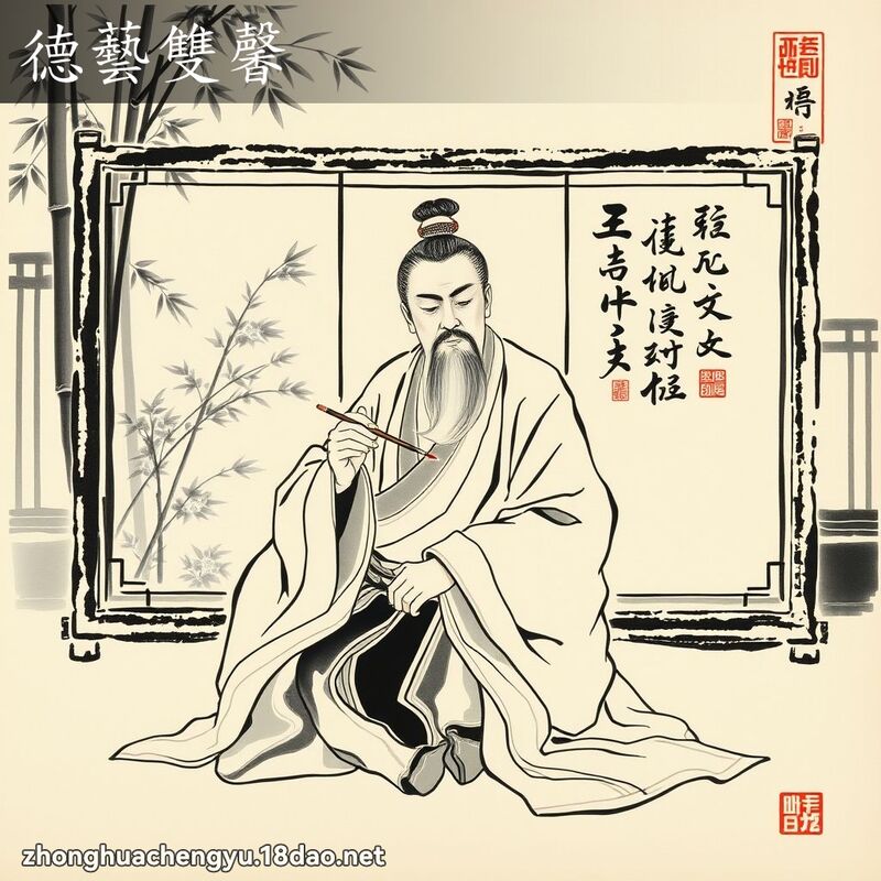 德藝雙馨 配图