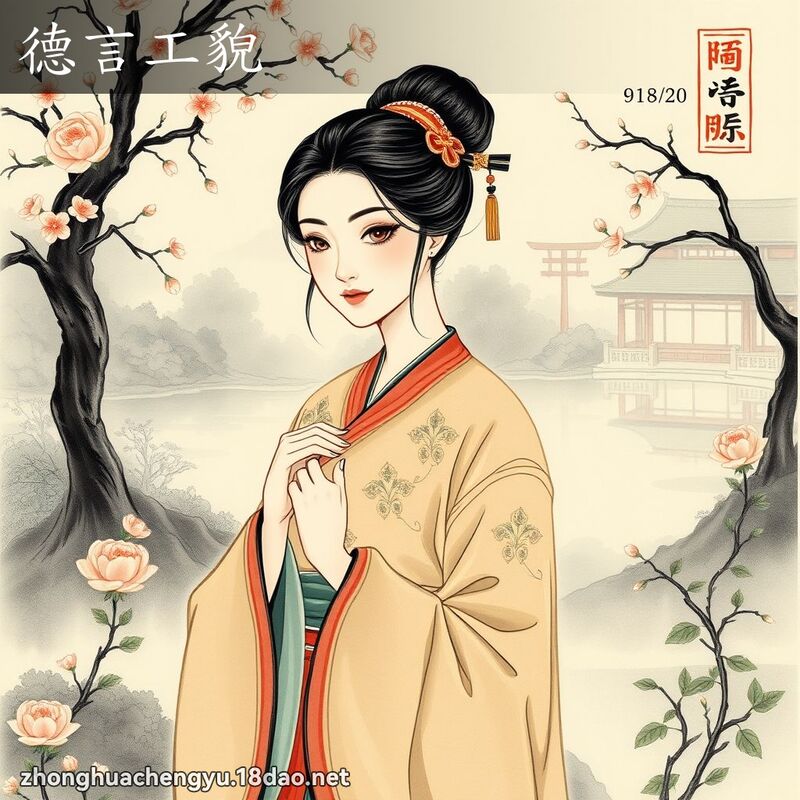 德言工貌 配图